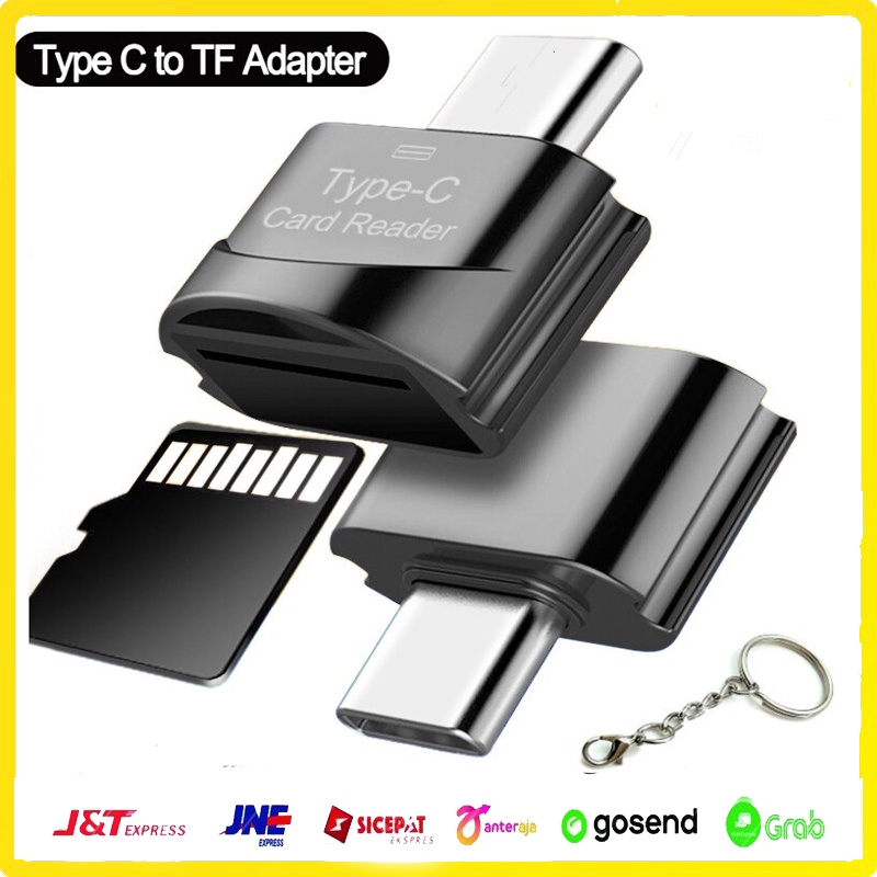 Mini OTG USB Type C to Micro SD Card Reader
