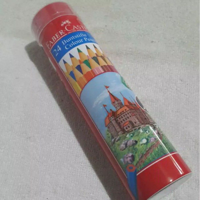 

Faber-Castell Classic Colour pencils round tin 24 / pensil warna 24