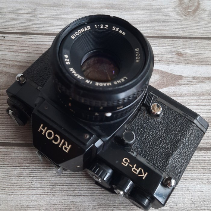 Terlaris ✨-Kamera Analog Ricoh XR 500 Kit Lens Ricoh KR 5 Super Kit Lens