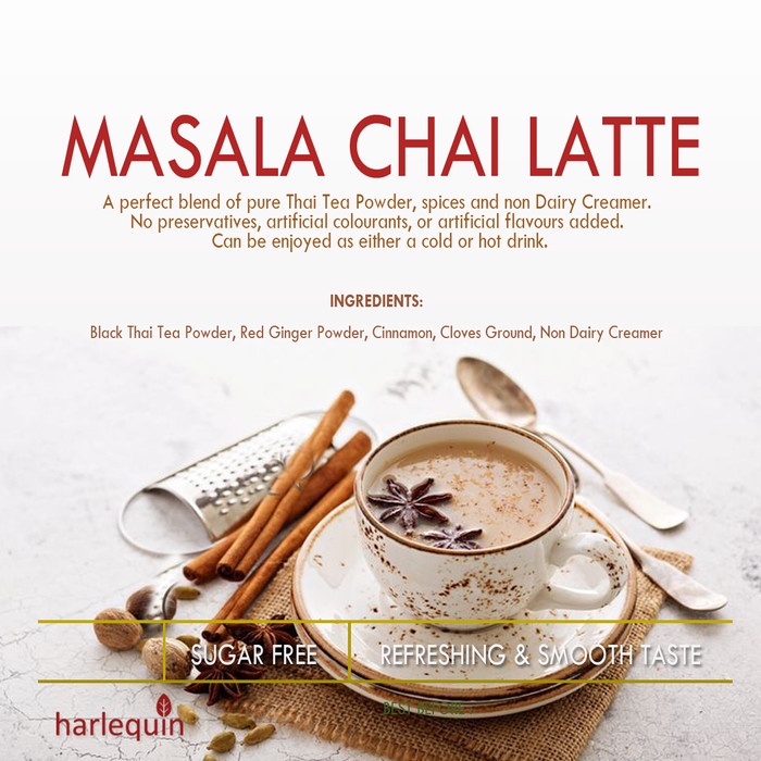 

✨PROMO✨ -Masala Chai Tea Latte 325Gr Teh Rempah India dengan Krimer tanpa Gula