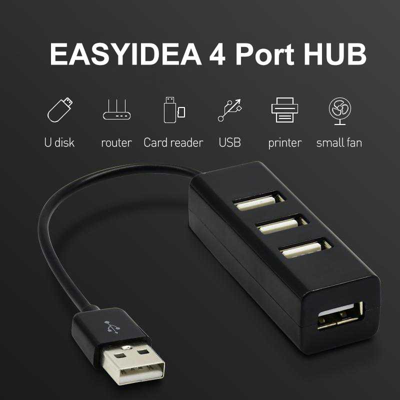 EASYIDEA Portable USB Hub - HB3004