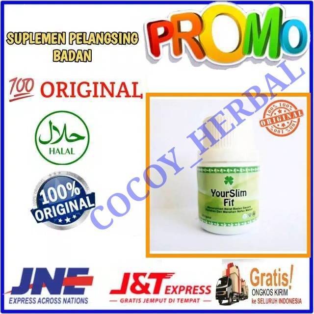 Yourslim Fit - YS Fit - Your Slim Fit - Bukan Slim Fast - Obat Pelangsing Badan - Obat Diet Herbal A