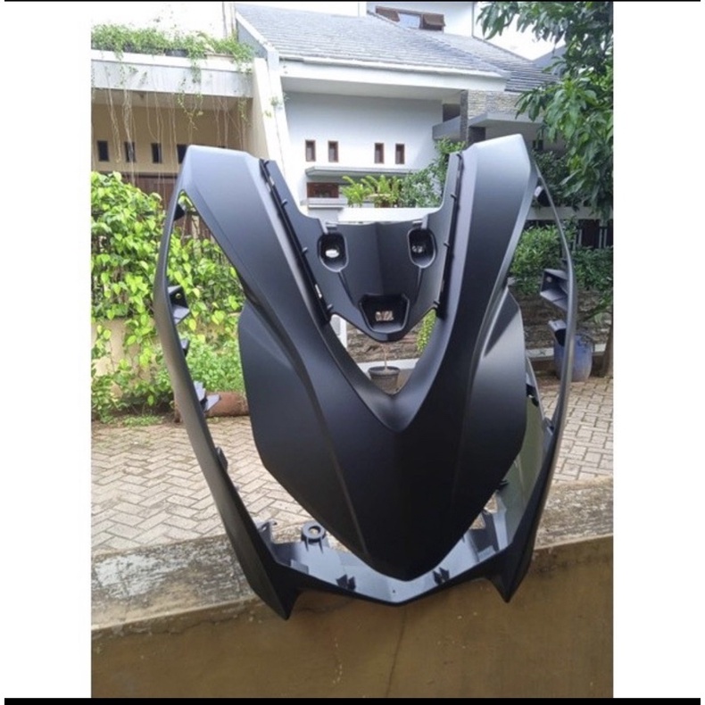 cover tameng bodi body lampu depan honda beat led new deluxe 2021 biru doff dop