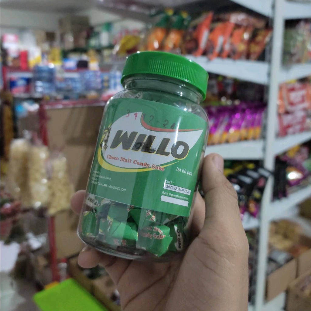 A Willo Milo Candy Cube Toples isi 60