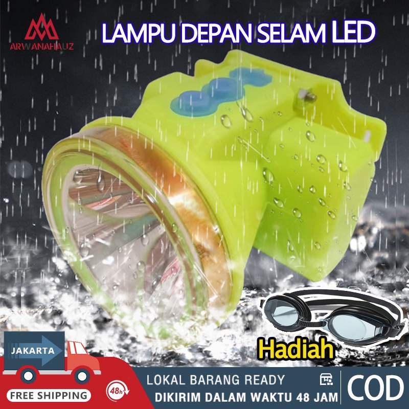 【COD】SUPER TERANG//SENTER MENYELAM//SENTER MEMANCING CAHAYA PUTIH 80WATT/SENTER ANTI AIR Senter Kepa