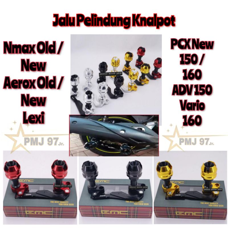 Jalu Knalpot Pelindung Knalpot Universal Nmax Aerox Lexi Vario 160  Xmax ADV PCX