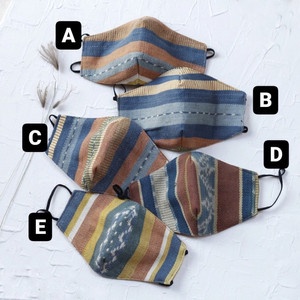 Masker kain tenun NTT sikka warna alam 03