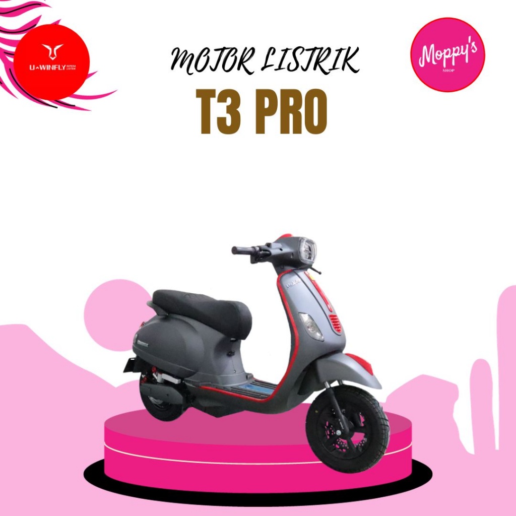 SEPEDA MOTOR LISTRIK UWINFLY T3 PRO T3PRO T3S PRO T3S PRO Garansi Resmi
