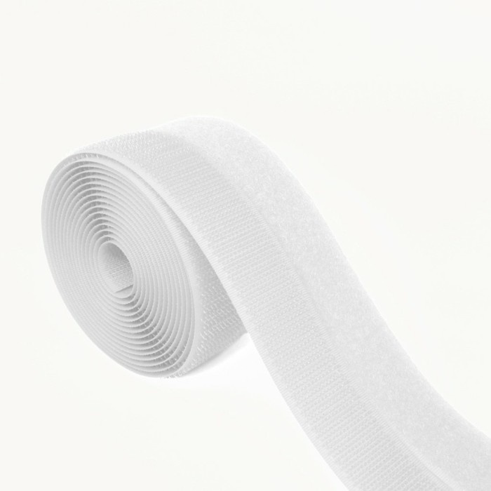 Velcrow Perekat kain bahan aksesoris bahan craf perekat baju boneka - Putih