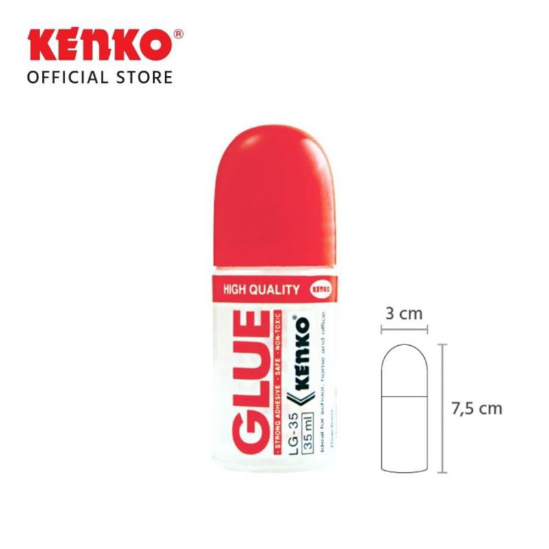 

HenJO Lem cair/Oglue cair kenko LG-35ml ( 1pak/12 pcs )