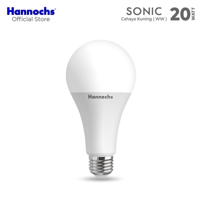 Hannochs Lampu Bohlam LED Sonic 20 Watt Cahaya Kuning