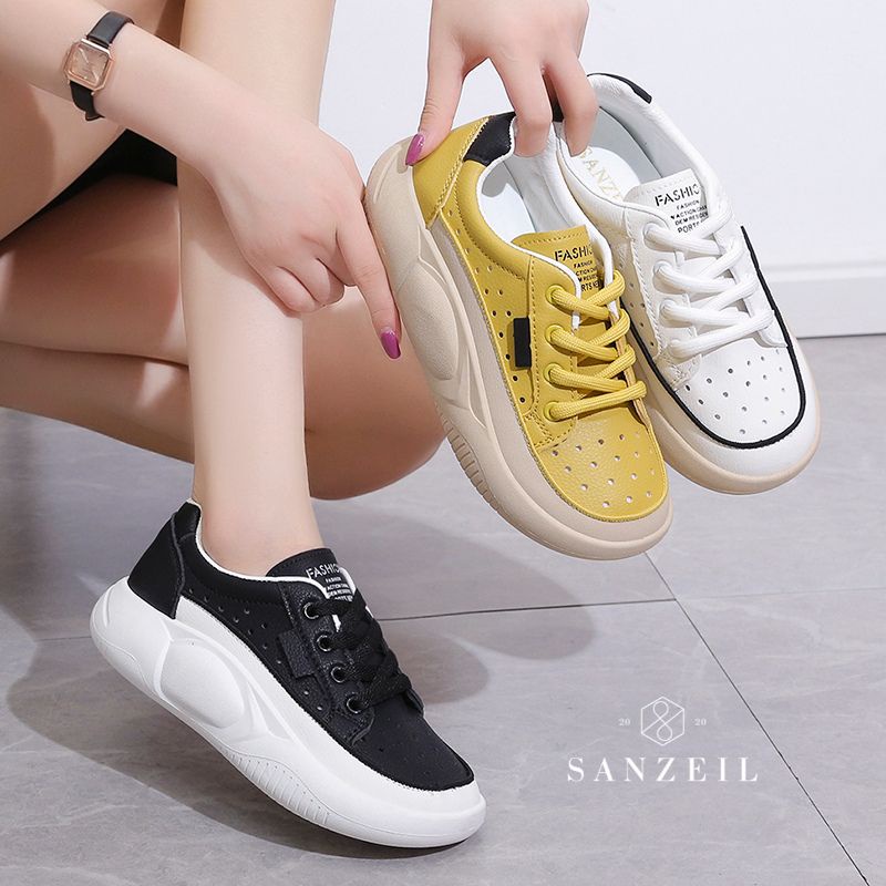 ‼️  Bisa COD ⚠️ XX0238 Sneakers Tali Import Sepatu Casual Wanita Sanzeil Faye