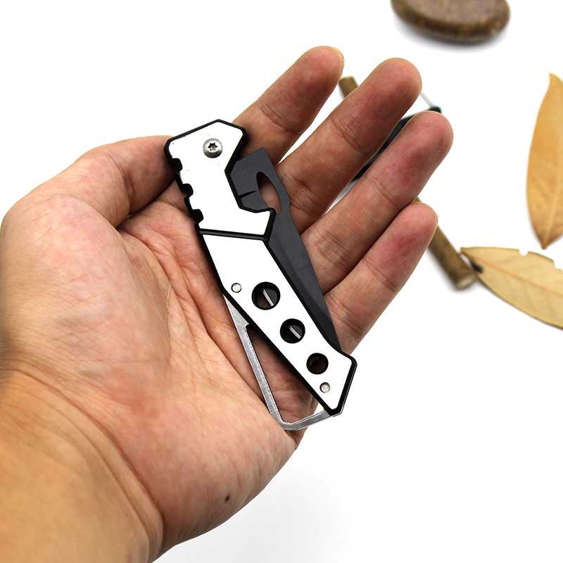 Pisau Saku Knifezer - Pisau Mini Portable Simple Kuat dan Ringan - Knife untuk Hiking Manjat Gunung 