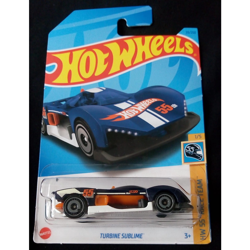 Hot Wheels - Turbine Sublime HW 55 Race Team No.55 Blue