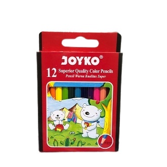 

PENSIL WARNA JOYKO PENDEK / 12 WARNA CP-S12