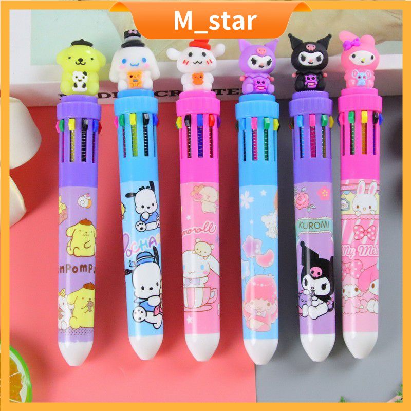 

Pulpen unicorn 10 Warna Dino kepala Unicorn Sanrio Pena Ballpoint Lucu