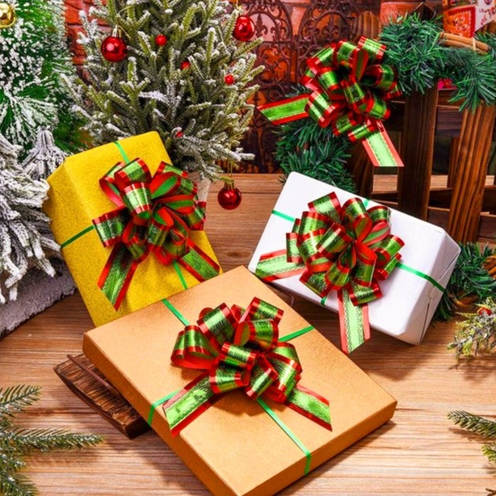 

Pita Tarik Kado Natal Merah Hijau Dekorasi Parcel Bungkus Gift Box Ornamen Natal Christmas Gift Ribbon Harga Grosir Murah