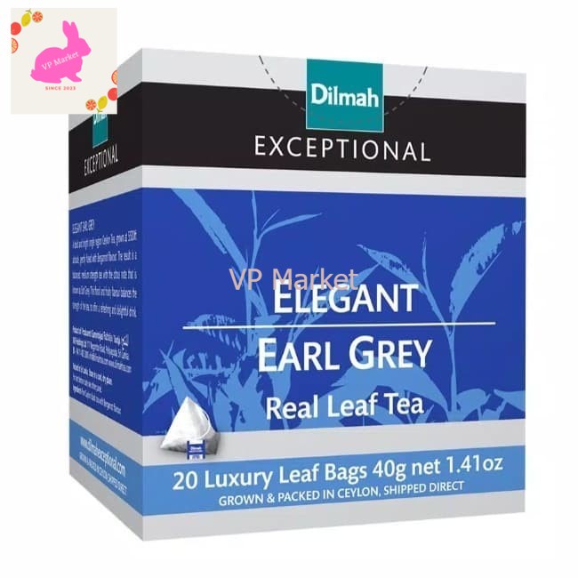 

Dilmah Exceptional leaf Elegan Earl Grey 20'SX2gr 40gr impor