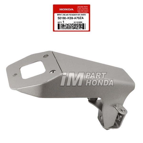 50186-K59-A70ZA Bracket Slebor Belakang Vario 125 150 LED 2018 - 2021