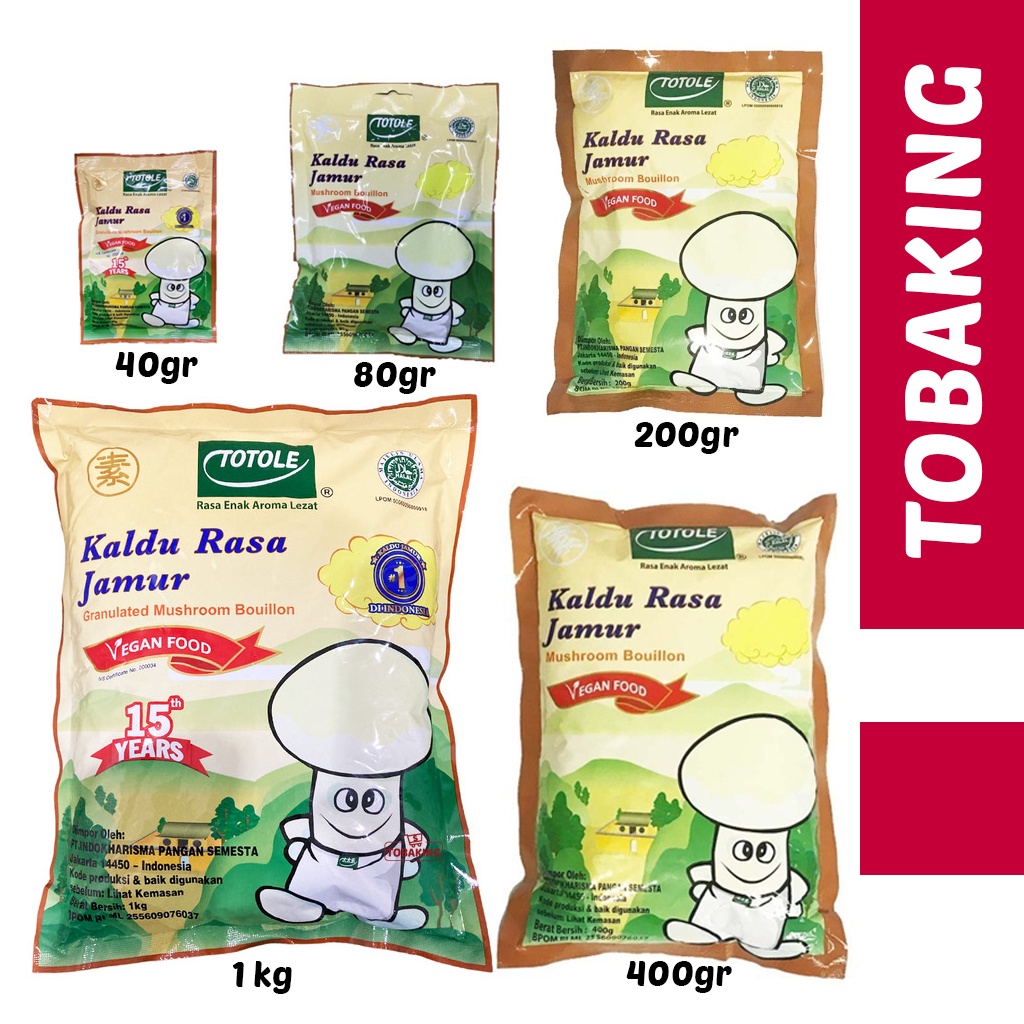 

Totole Kaldu Jamur All Varian Penyedap Vegan HALAL