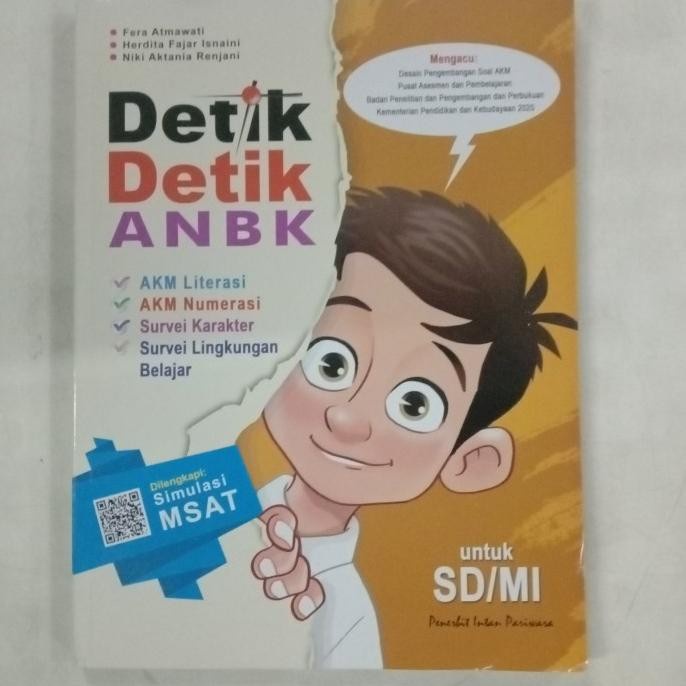 Terlaris ✨ - Buku Pelajar / Buku Latihan Soal Anbk Kelas 5 Sd / Mi : Detik Detik