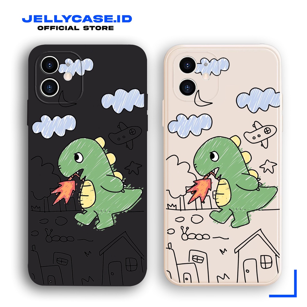 Soft Case Infinix Note 30 Hot30 Smart 7 Smart5 Hot10Play Hot 9 Play Note12 JE016 Dino Draw City Softcase HP Aesthetic Casing Jelly Anime Kartun CameraPro