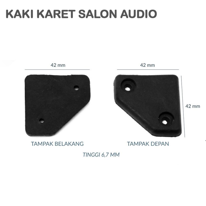SA KAKI KARET SALON SPEAKER BOX AUDIO POWER AMPLIFIER
