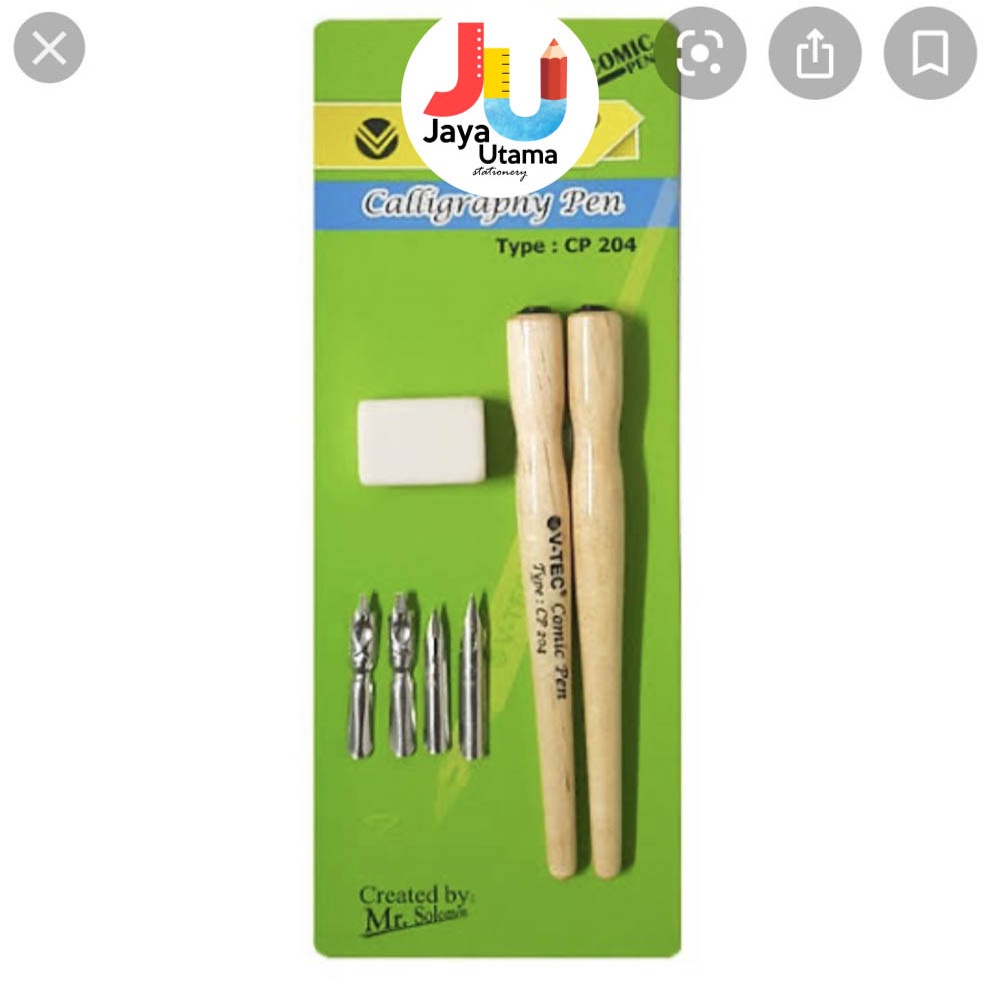 Calligraphy Pen Comic Pen Pena Kaligrafi VTEC Cp-204