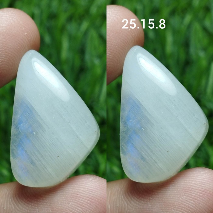 Natural Batu Akik Kristal Motif Gambar Stone Biduri Bulan Laut Antik 2