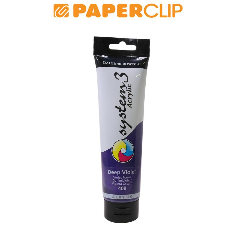 

ACRYLIC COLOR DALER ROWNEY SYSTEM3 150ML 129150408 DEEP VIOLET