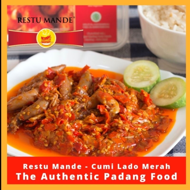 

Cumi Asin Lado Merah Restu Mande 250 gram