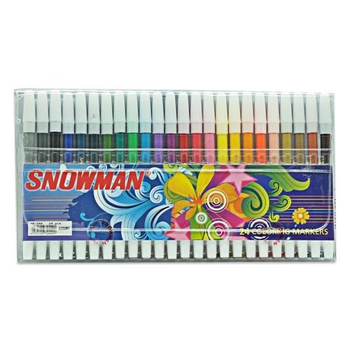 

Spidol Snowman PW-24A / Spidol Kecil 1 Set 24 Warna [ MS ]