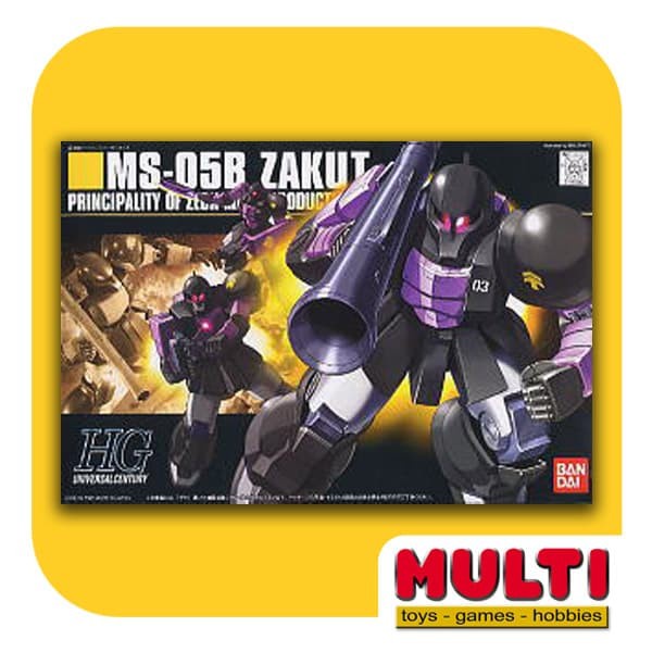 GUNDAM HGUC 068 MS-05B ZAKU I BLACK 45382 0481460