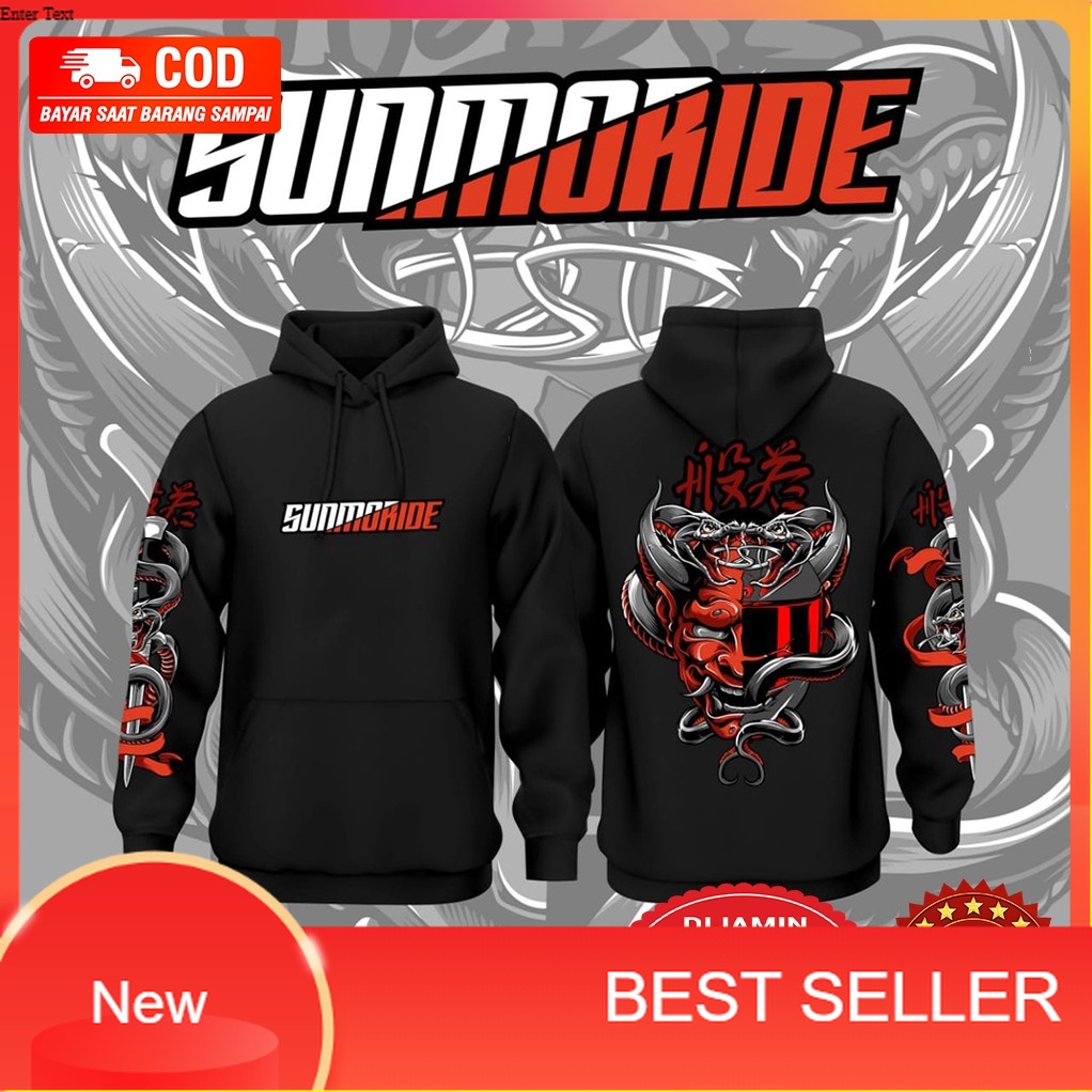 Jaket Hoodie Sunmori Pria Sweater Hoodie Sunmori Rider Raider Jaket Distro Sunmori Motor Sporty Samu