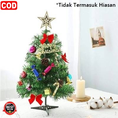 Pohon Natal Mini / Pohon Natal Kecil Mini Untuk Hias Meja Kantor Rumah Bahan PVC premium Dekorasi
