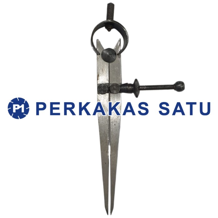 JANGKA BUBUT STELAN 4" LURUS GORES SPRING CALIPER DIVIDER 4 INCI INCH