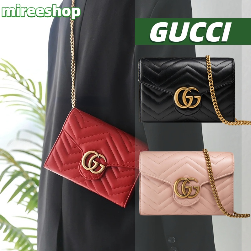 NEW Gucci GG Marmont Matelassé Mini Bag