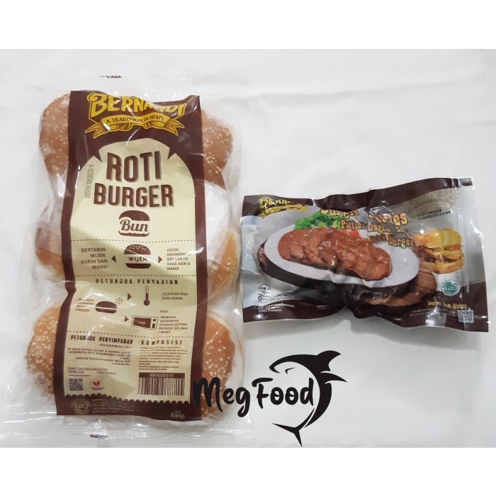 

Paket Burger Bernardi + Bernardi Burger Daging Sapi (kasar)