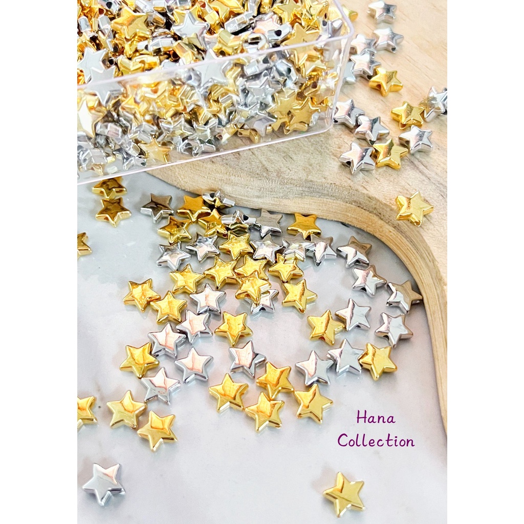 40gr Manik Mote Bintang Silver Gold