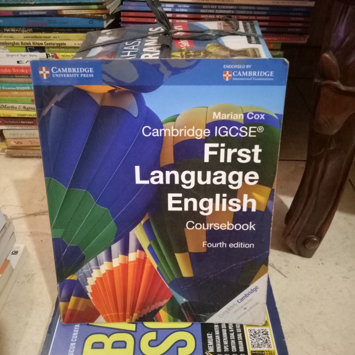 ORI BUKU CAMBRIDGE IGCSE FIRST LANGUAGE ENGLISH COURSEBOOK