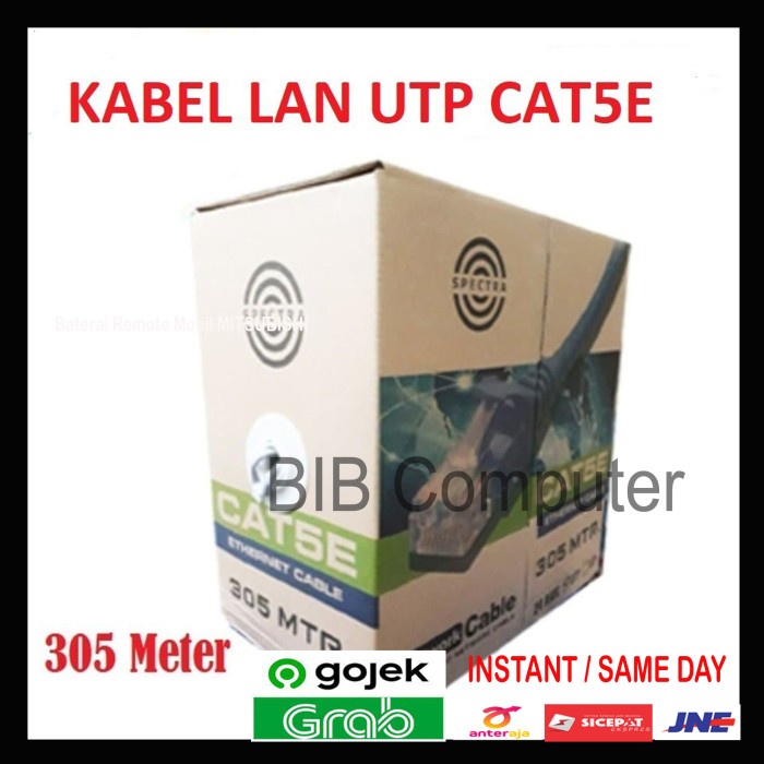 Kabel Lan Cat 5e Spektra 305 m Kabel Lan 1 Roll