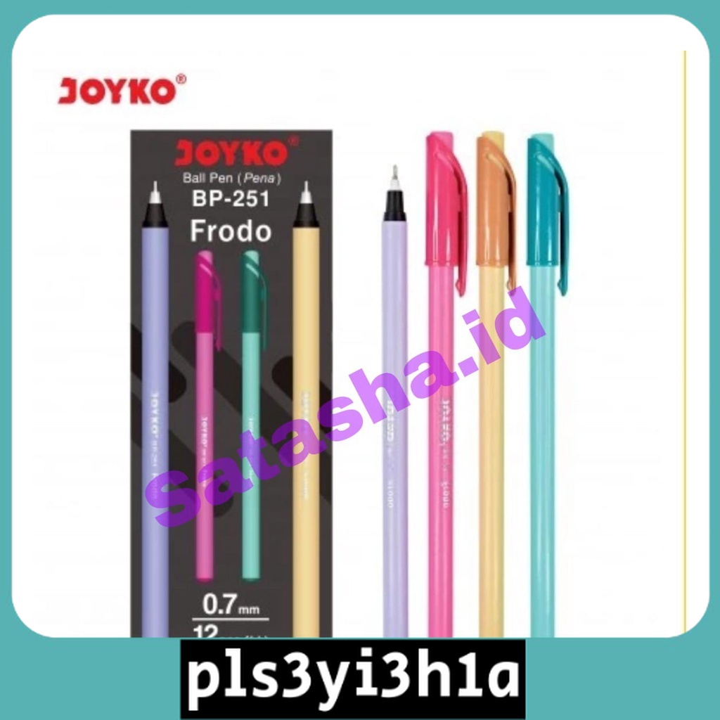 

PULPEN/BOLPOIN/PEN JOYKO FRODO BP-251 0.7MM ISI 12PCS