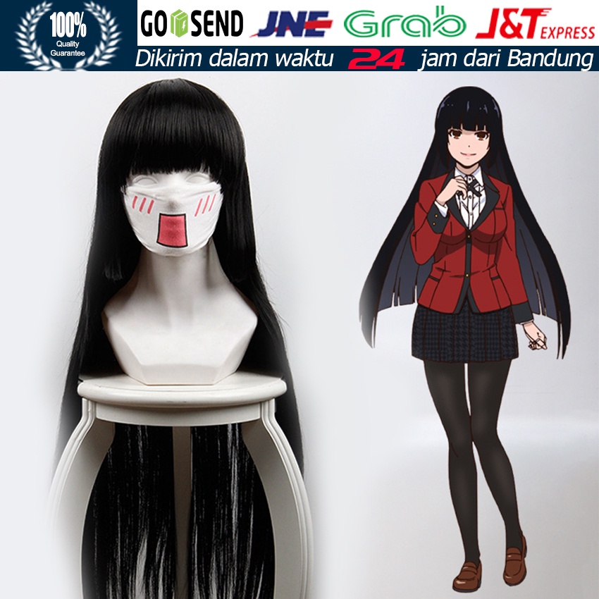 Jabami Yumeko Kakegurui Wig / Kostum Cosplay Jabami Yumeko Kakegurui By KimoChuu