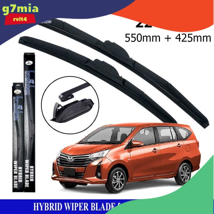 HIGH QUALITY Hybrid Wiper Blade Calya Sigra Wiper Mobil Karet