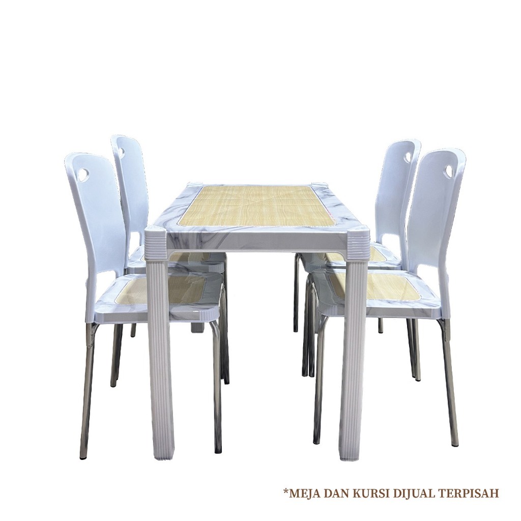 NAIBA - DINING CHAIR & TABLE (CELINE) - MEJA MAKAN