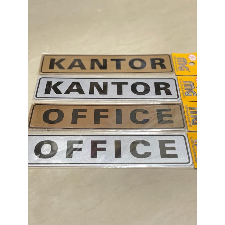 

Stiker Sticker Tempel Tulisan pintu atau kaca Office atau Kantor