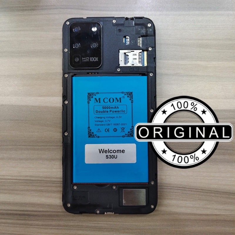 Battery Batere Batre Baterai Double Power Mcom Welcome S30U Kapasitas 5000 Mah