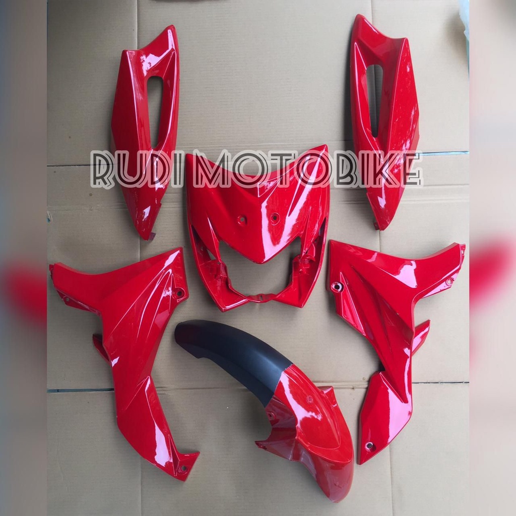 FULL BODY HALUS HONDA BLADE LAMA 110 WARNA MERAH