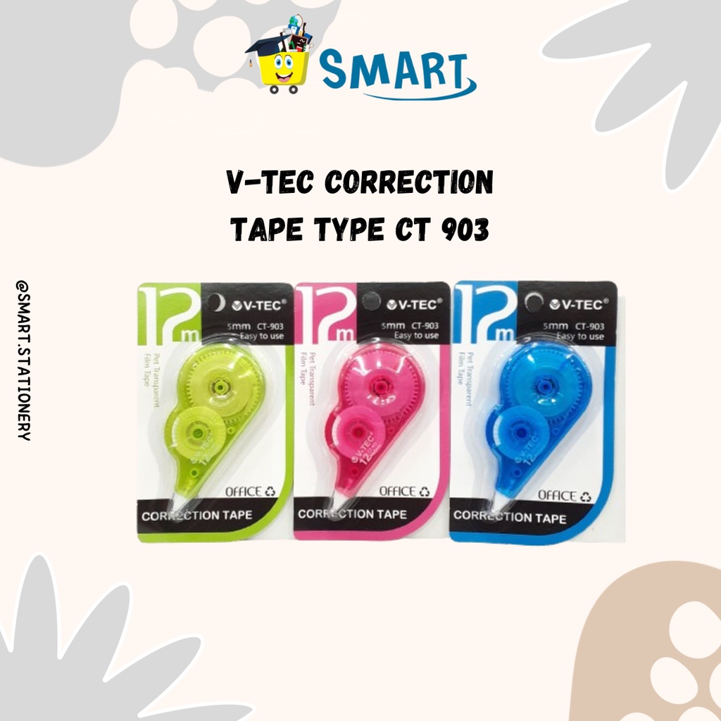 

V-TEC CORRECTION TAPE TYPE CT 903
