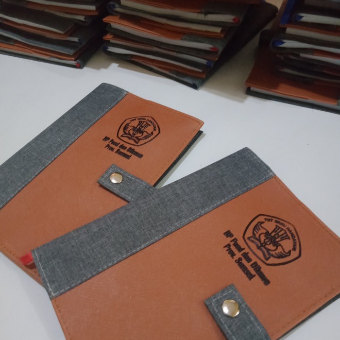 

buku agenda kulit custom logo seminar / notebook custom tebal A5